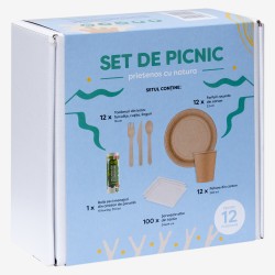 Set picnic biodegradabil 12...